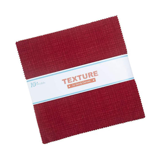 Texture 10 Inch Stacker (42 pcs) by Sandy Gervais for Riley Blake Designs