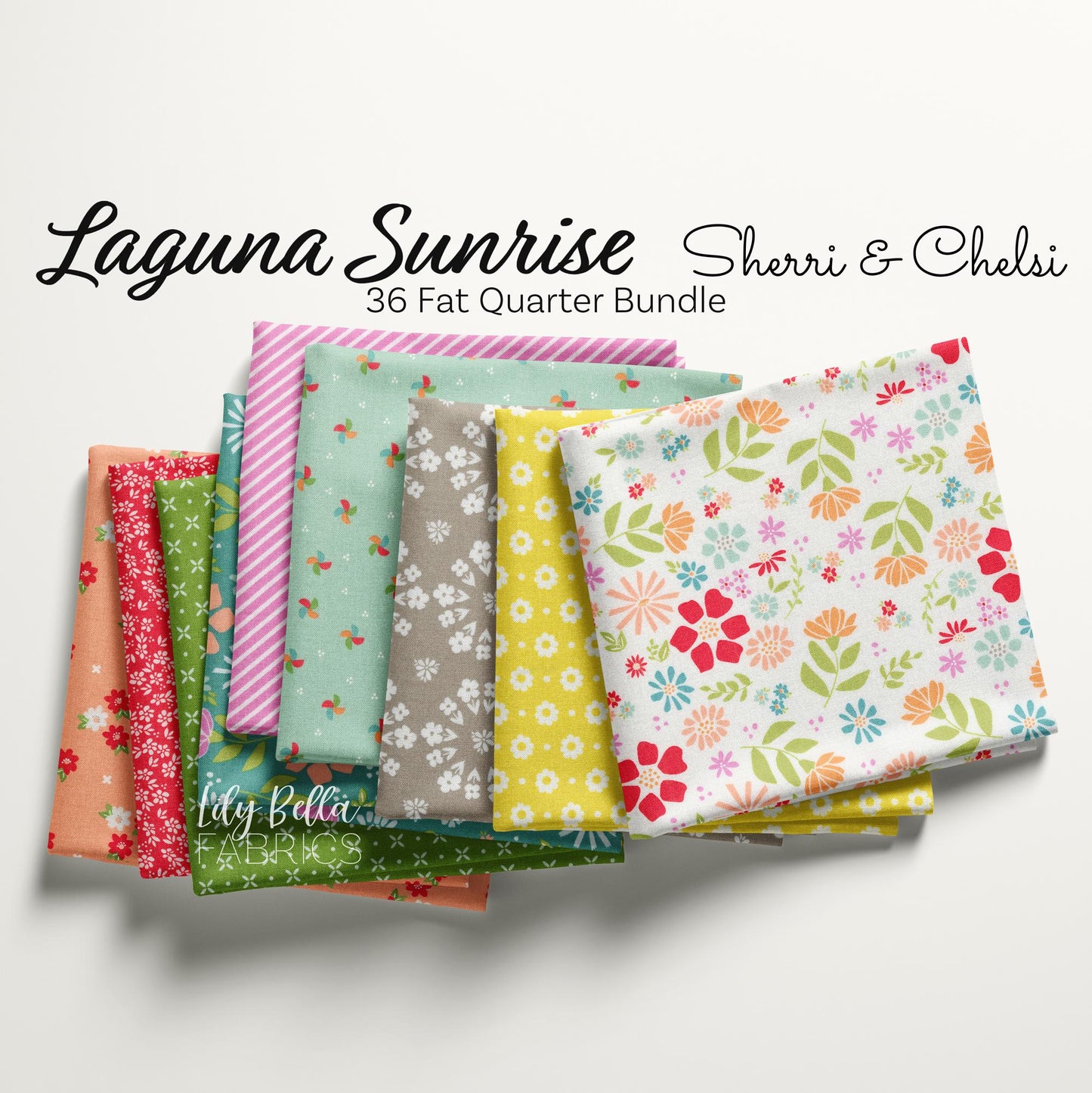 Laguna Sunrise Fat Quarter Bundle (36 pcs) by Sherri and Chelsi for Moda