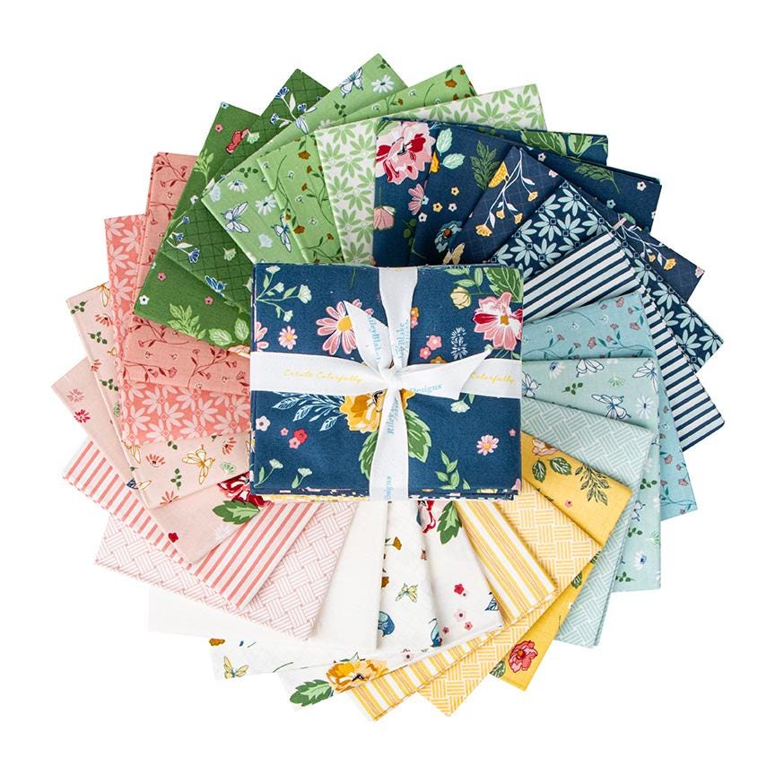 Melody Fat Quarter Bundle (25 pcs) by Beverly McCullough for Riley Blake