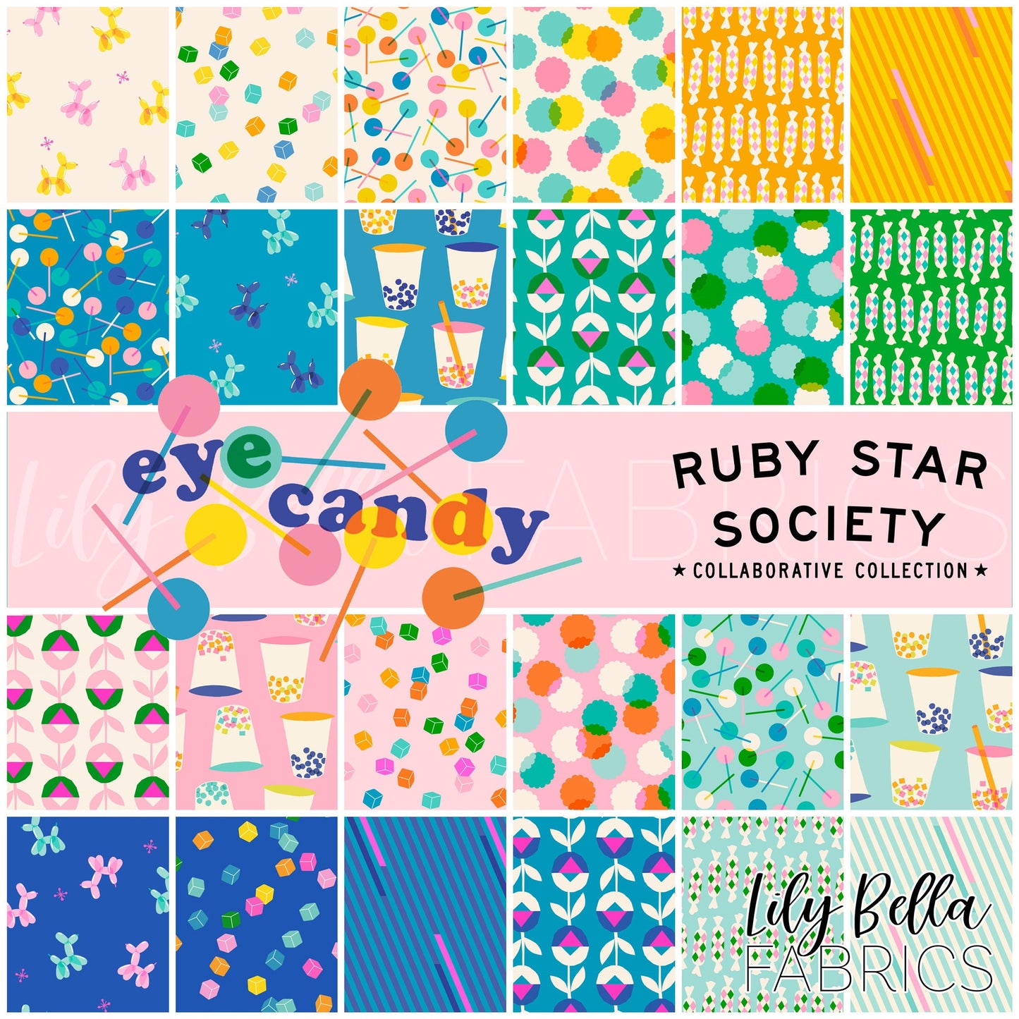 Eye Candy Layer Cake (42 pcs) by Ruby Star Society Collaborative for Ruby Star Society