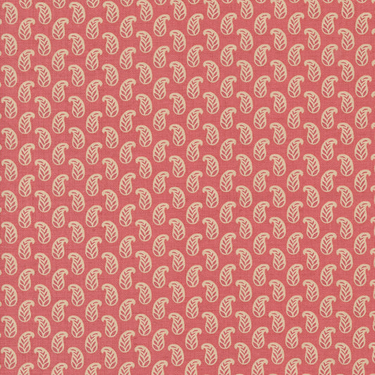 Cherie in Faded Red - 1/2 Yard - Rouenneries Trois by French General for Moda (13967 13)