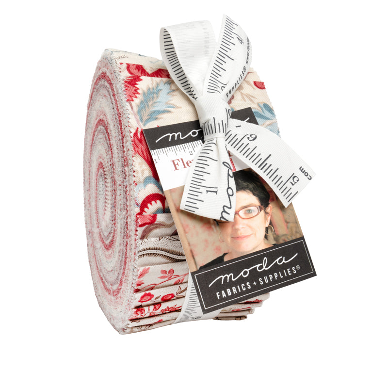Fleur de Paris Jelly Roll (40 pcs) by French General for Moda