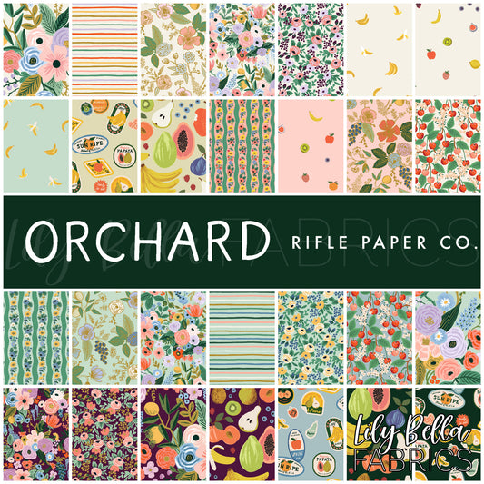 Orchard Fat Quarter Bundle (28 pcs) by Rifle Paper Co. for Cotton+Steel