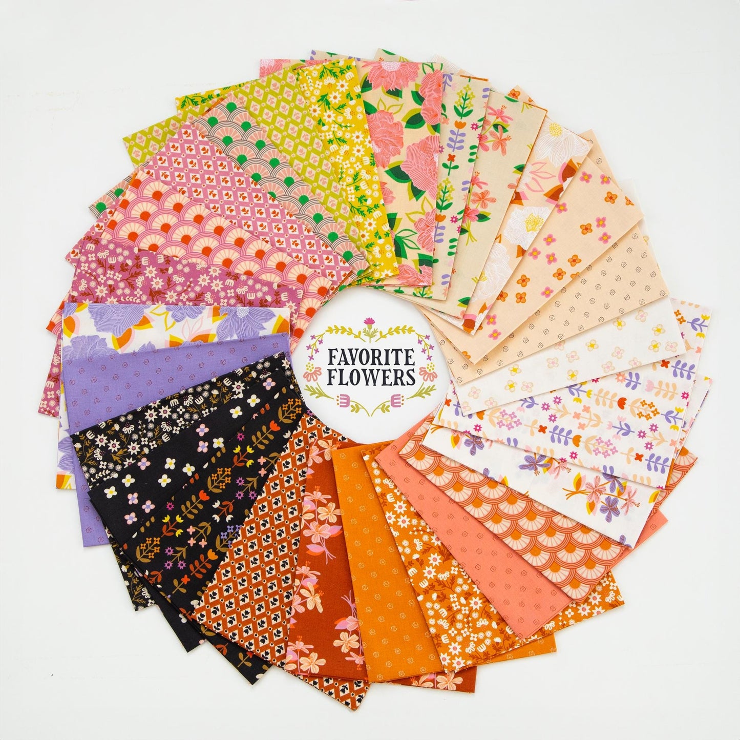 Favorite Flowers Fat Quarter Bundle (26 pcs) by Ruby Star Society Collaborative for Ruby Star Society