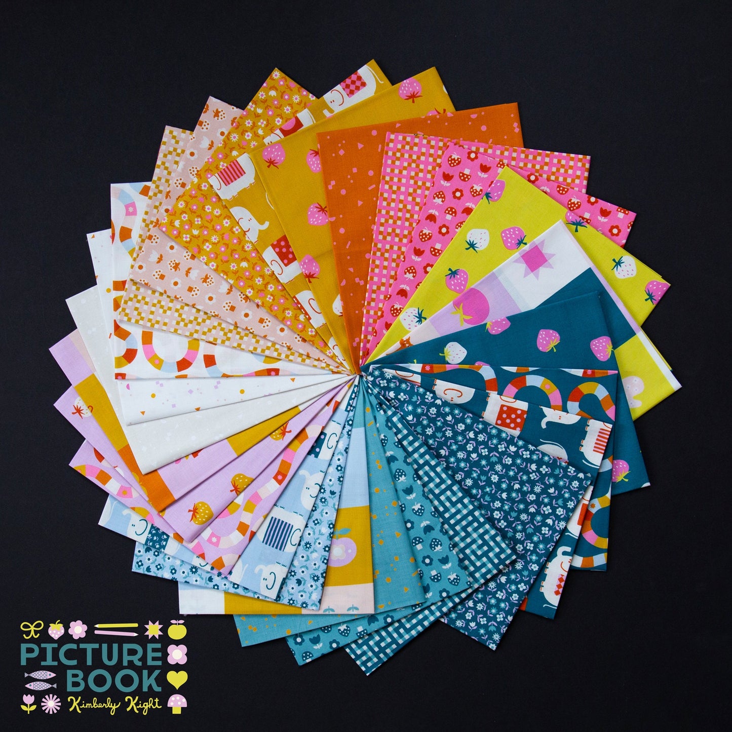 Picture Book Jelly Roll (40 pcs) by Kimberly Kight for Ruby Star Society