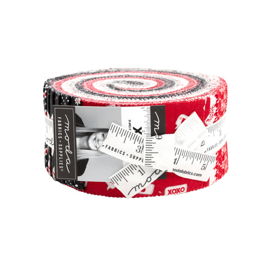 XOXO Jelly Roll (40 pieces) by April Rosenthal for Moda