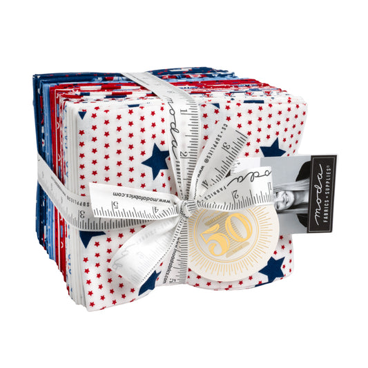 Star Spangled Fat Quarter Bundle (26 pcs) by April Rosenthal for Moda