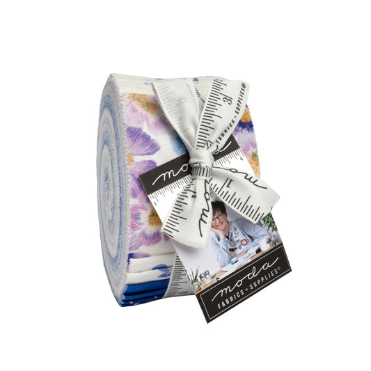 Delphinium Jelly Roll (40 pcs) by Janet Clare for Moda