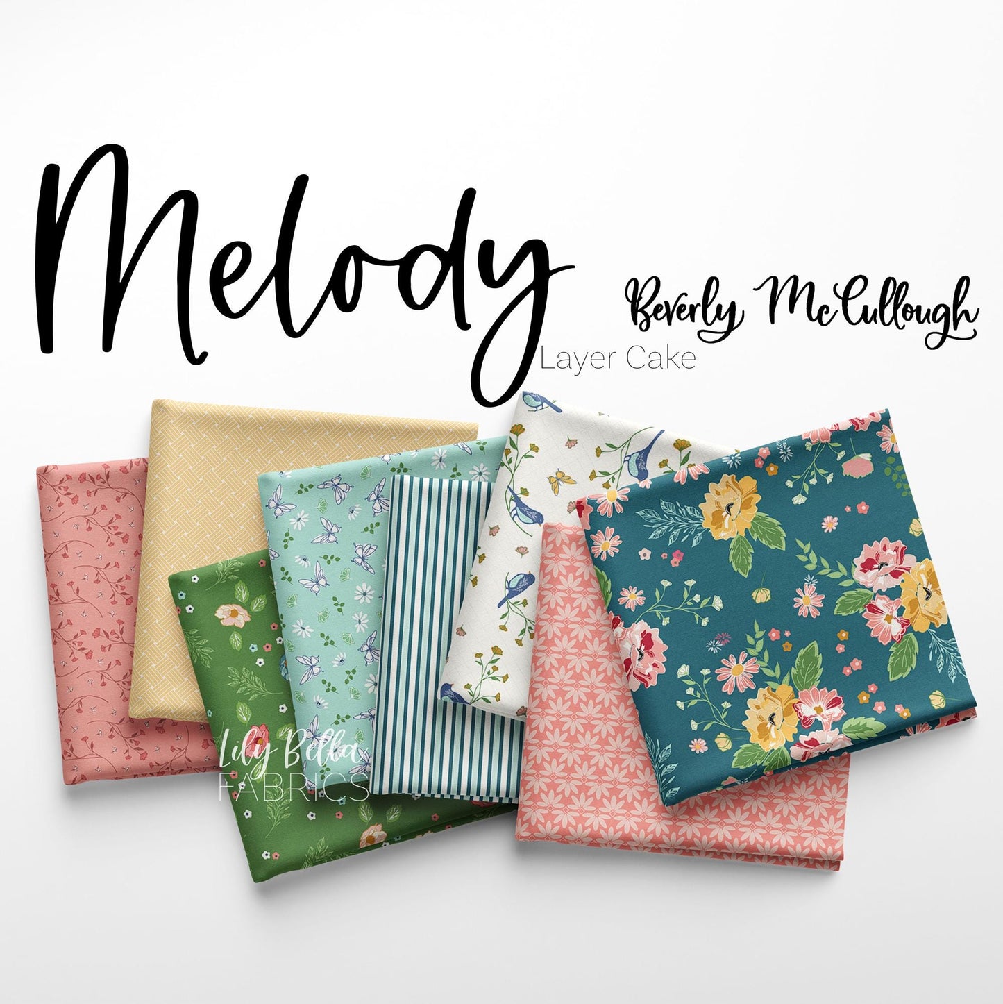 Melody 10 Inch Stacker (42 pcs) by Beverly McCullough for Riley Blake