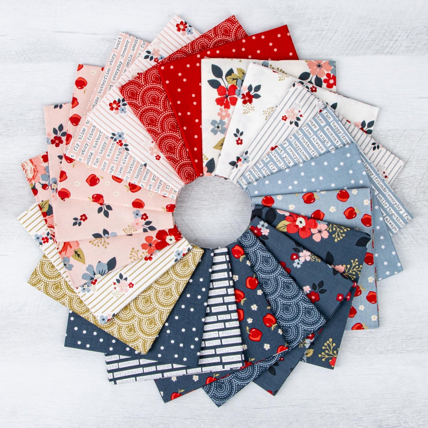 Vintage Charm Fat Quarter Bundle (21 pcs) by Dani Mogstad for Riley Blake