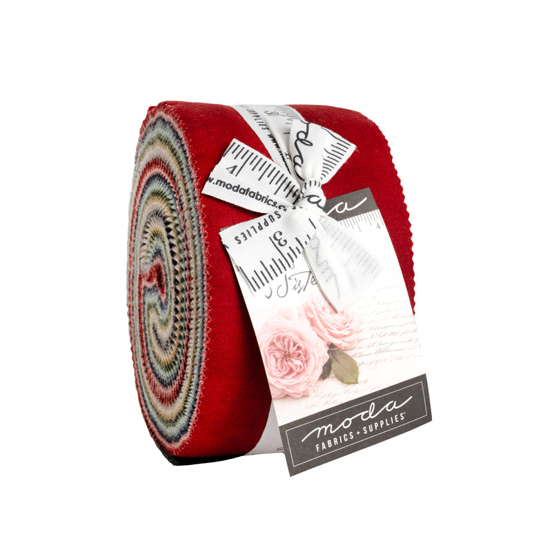3 Sisters Solids Jelly Roll (40 pieces) by 3 Sisters for Moda (44019JR)