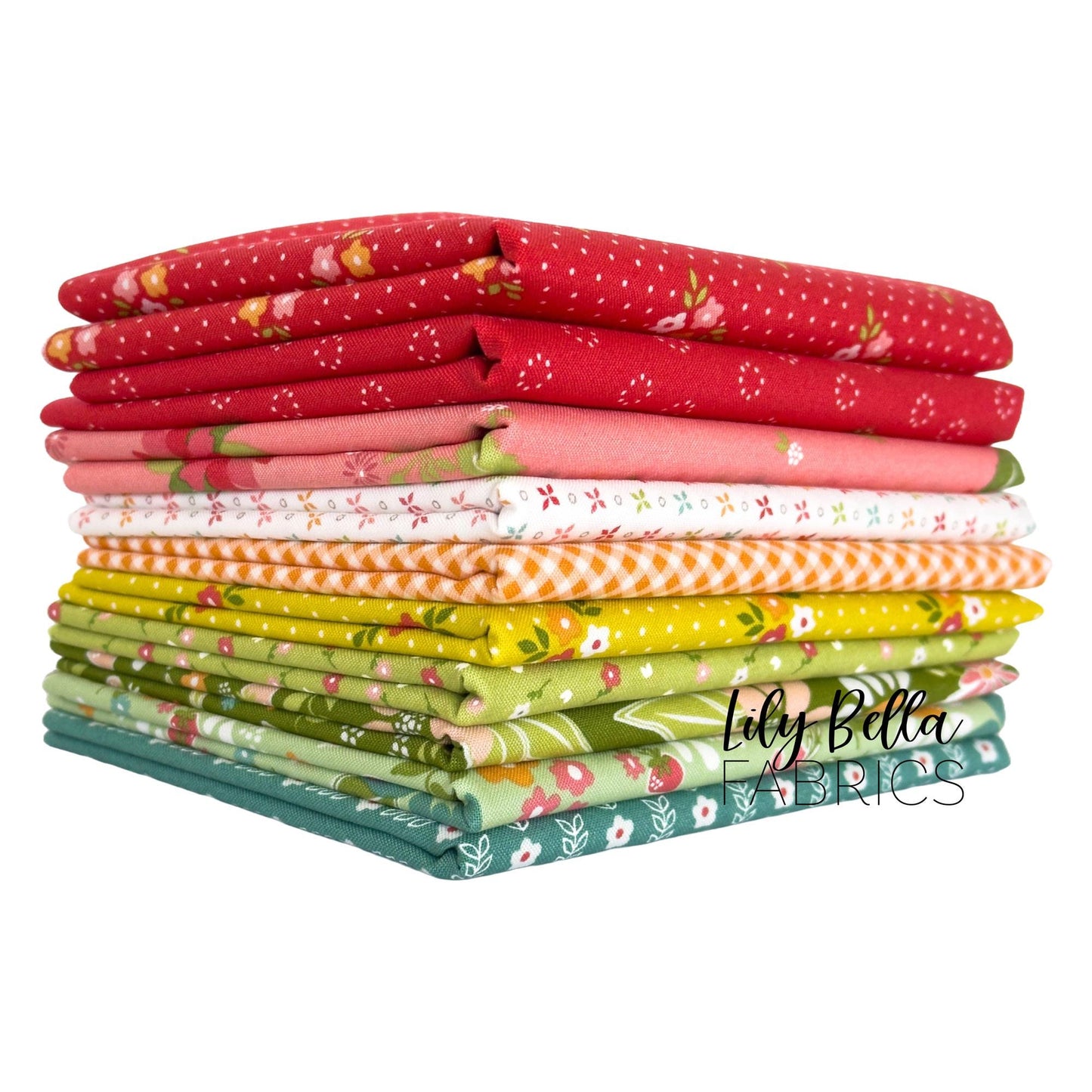 Strawberry Lemonade Fat Quarter Bundle (10 pcs) by Sherri and Chelsi for Moda