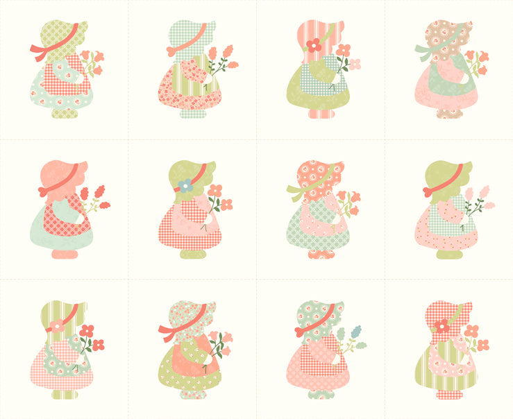 Sunbonnet Fat Quarter Bundle (37 pcs) by My Sew Quilty Life for Moda