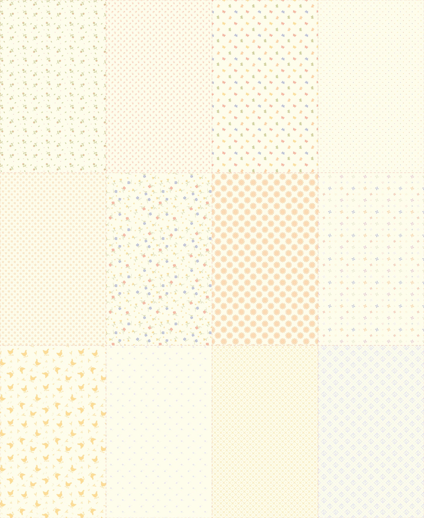 Pastel Prairie Fat Quarter Bundle (36 pcs) by My Sew Quilty Life for Moda