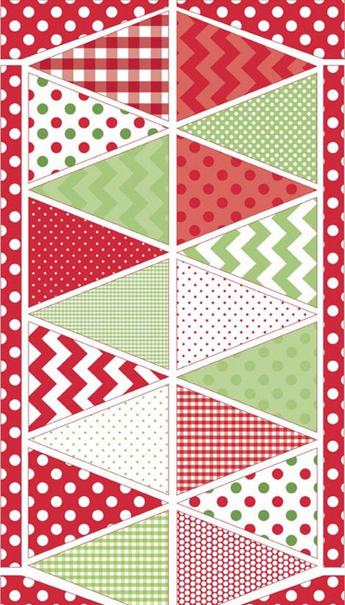 Banners in Christmas Multi - Holiday Banners by The RBD Designers for Riley Blake