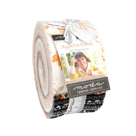 Agatha Road Jelly Roll (40 pcs) by Fig Tree and Co. for Moda