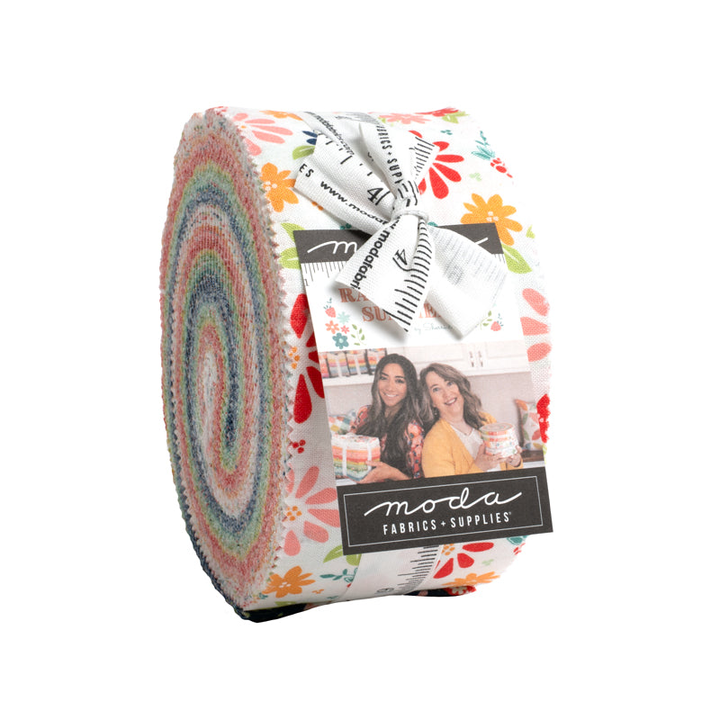 Raspberry Summer Jelly Roll (40 pcs) by Sherri and Chelsi for Moda