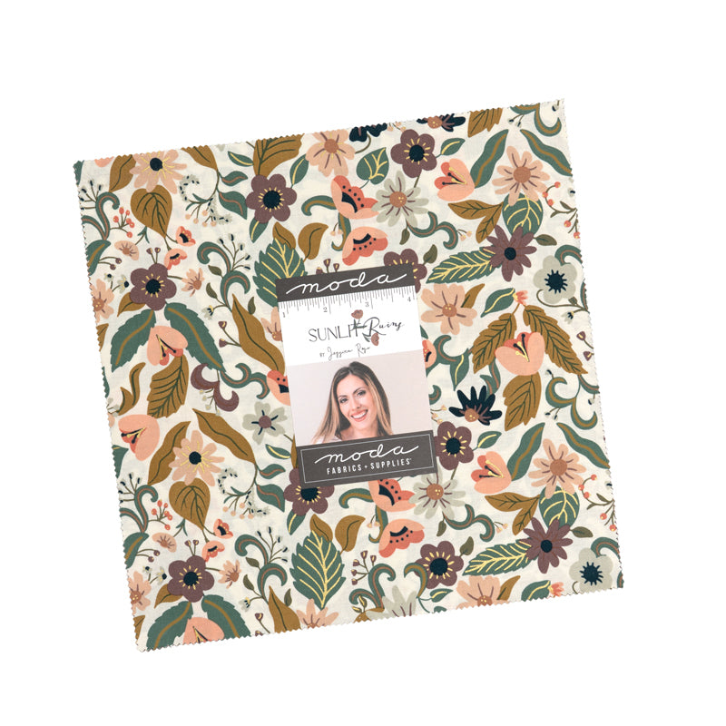 Sunlit Ruins Layer Cake (42 pieces) by Jessica Rose for Moda (38160LC)