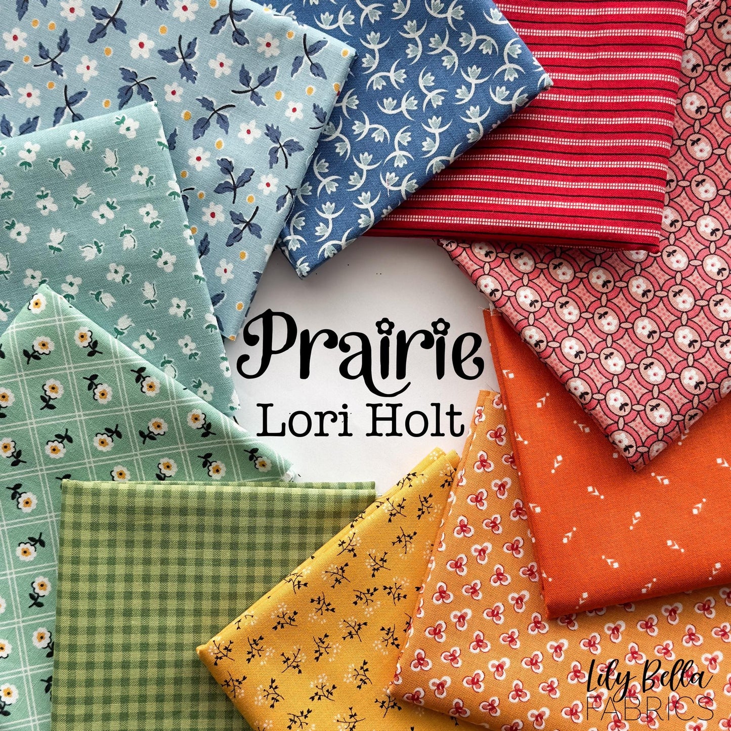 Prairie Half Yard Bundle (10 pcs) by Lori Holt for Riley Blake