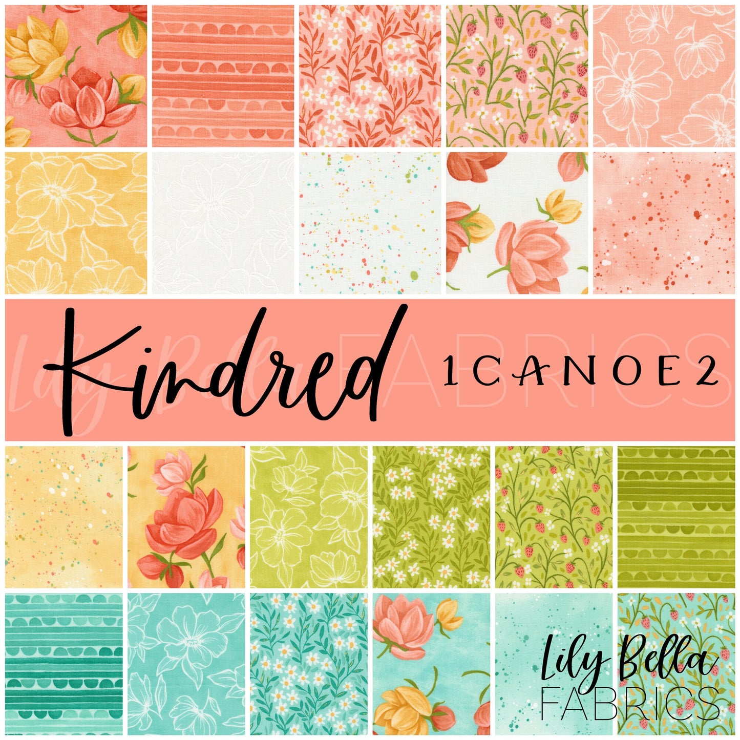 Kindred Layer Cake (42 pcs) by 1Canoe2 for Moda