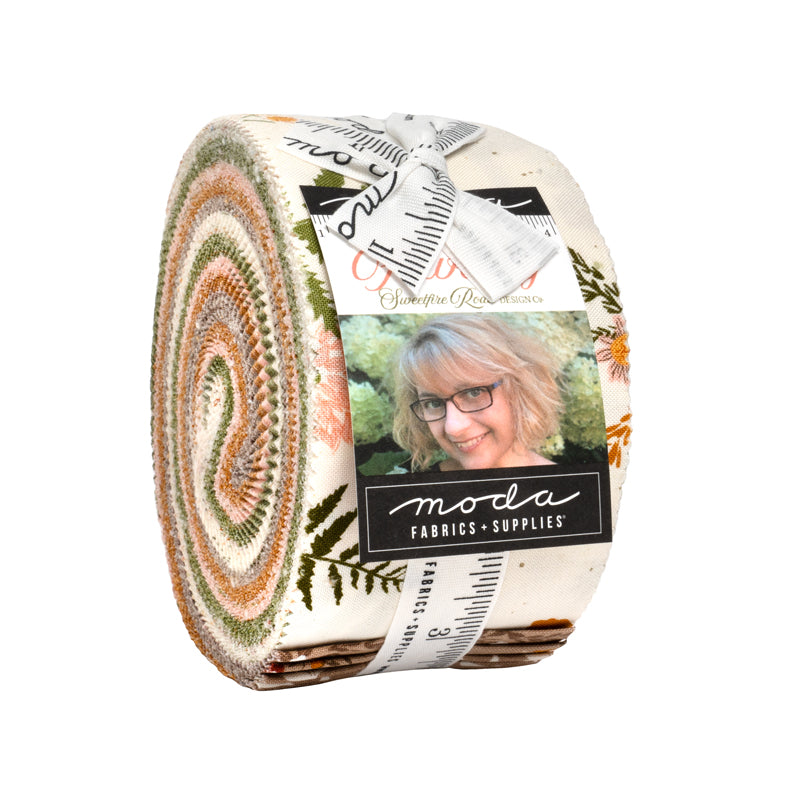 Frivolity Jelly Roll (40 pcs) by Sweetfire Road Design Co. for Moda