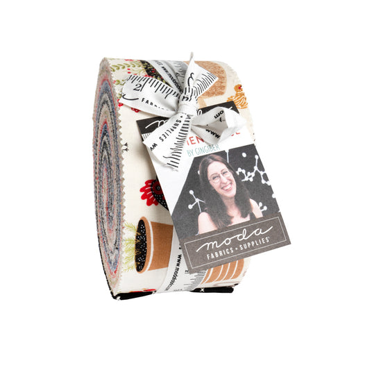 The Henhouse Jelly Roll (40 pcs) by Gingiber for Moda