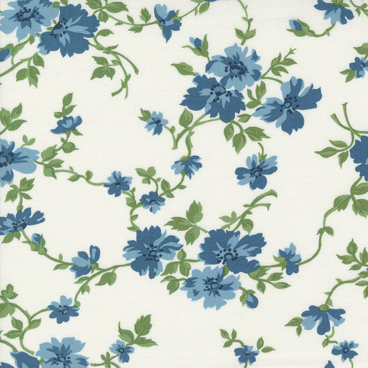 Getaway in Cream Multi - 1/2 Yard - Shoreline by Camille Roskelley for Moda (55306 11)