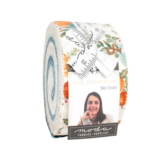 I Love Fall Most of All! Jelly Roll (40 pcs) by Deb Strain for Moda