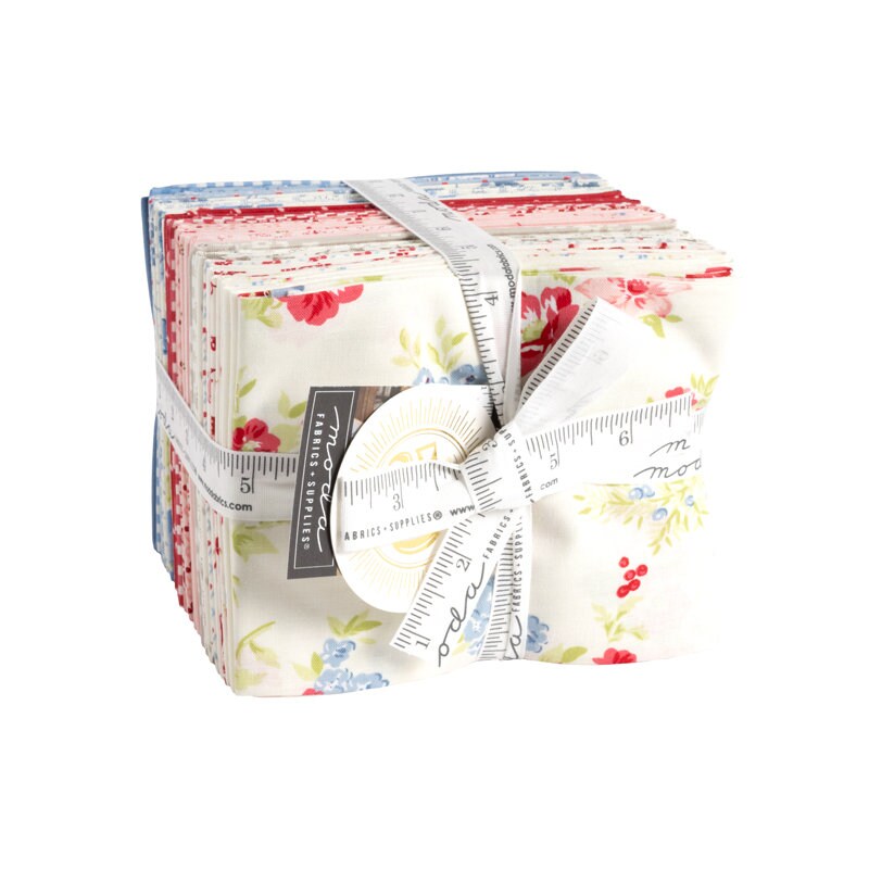 Hollyhocks and Roses Fat Quarter Bundle (31 pcs) by Bunny Hill Designs for Moda