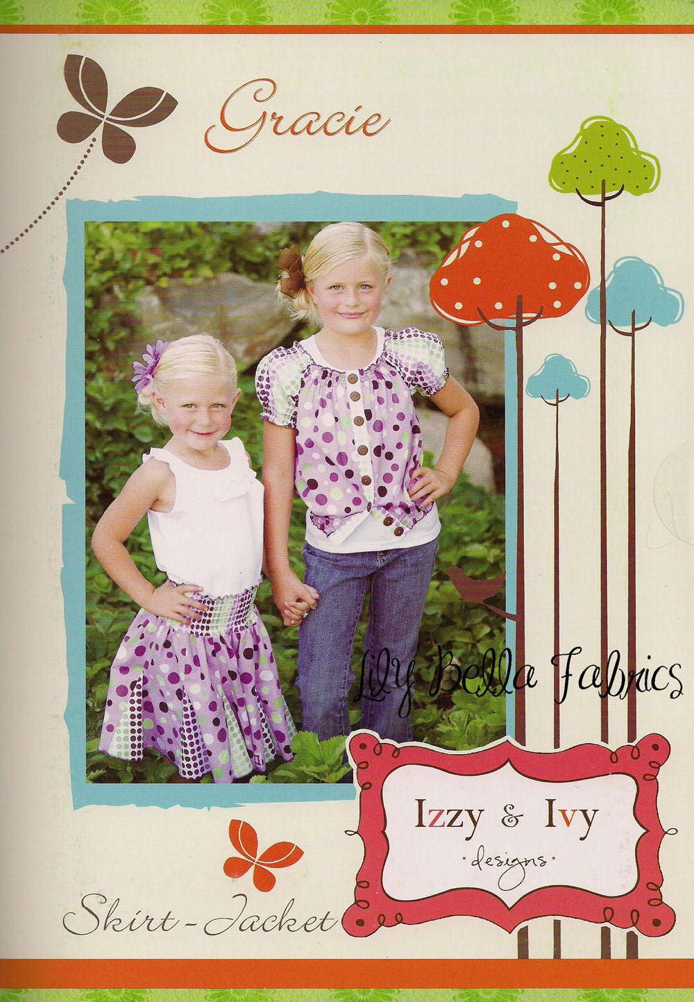 Gracie Skirt / Jacket - Sewing Pattern - Izzy & Ivy Designs