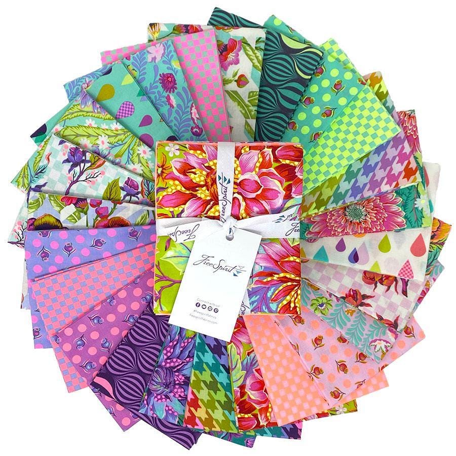 Untamed Fat Quarter Bundle (24 pcs) by Tula Pink for FreeSpirit