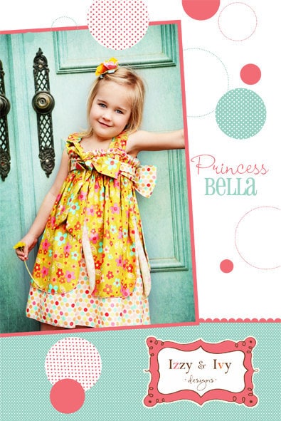 Princess Bella Dress or Top - Sewing Pattern - Izzy & Ivy Designs