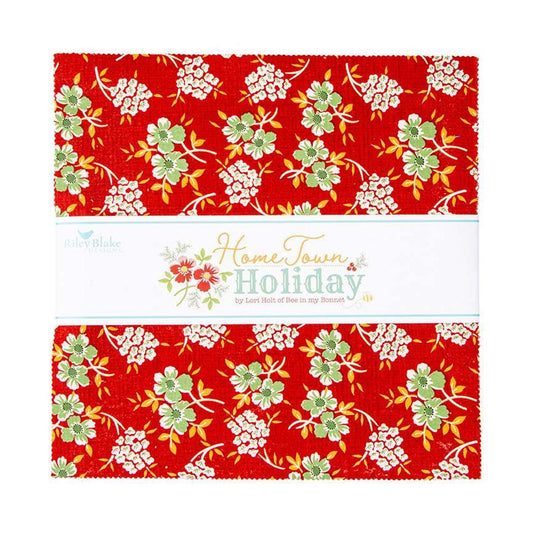 Home Town Holiday 10 Inch Stacker (42 pcs) by Lori Holt for Riley Blake