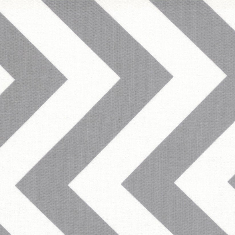 Zig Zag in Steel - 1/2 Yard - Half Moon Modern by Moda House Designer for Moda