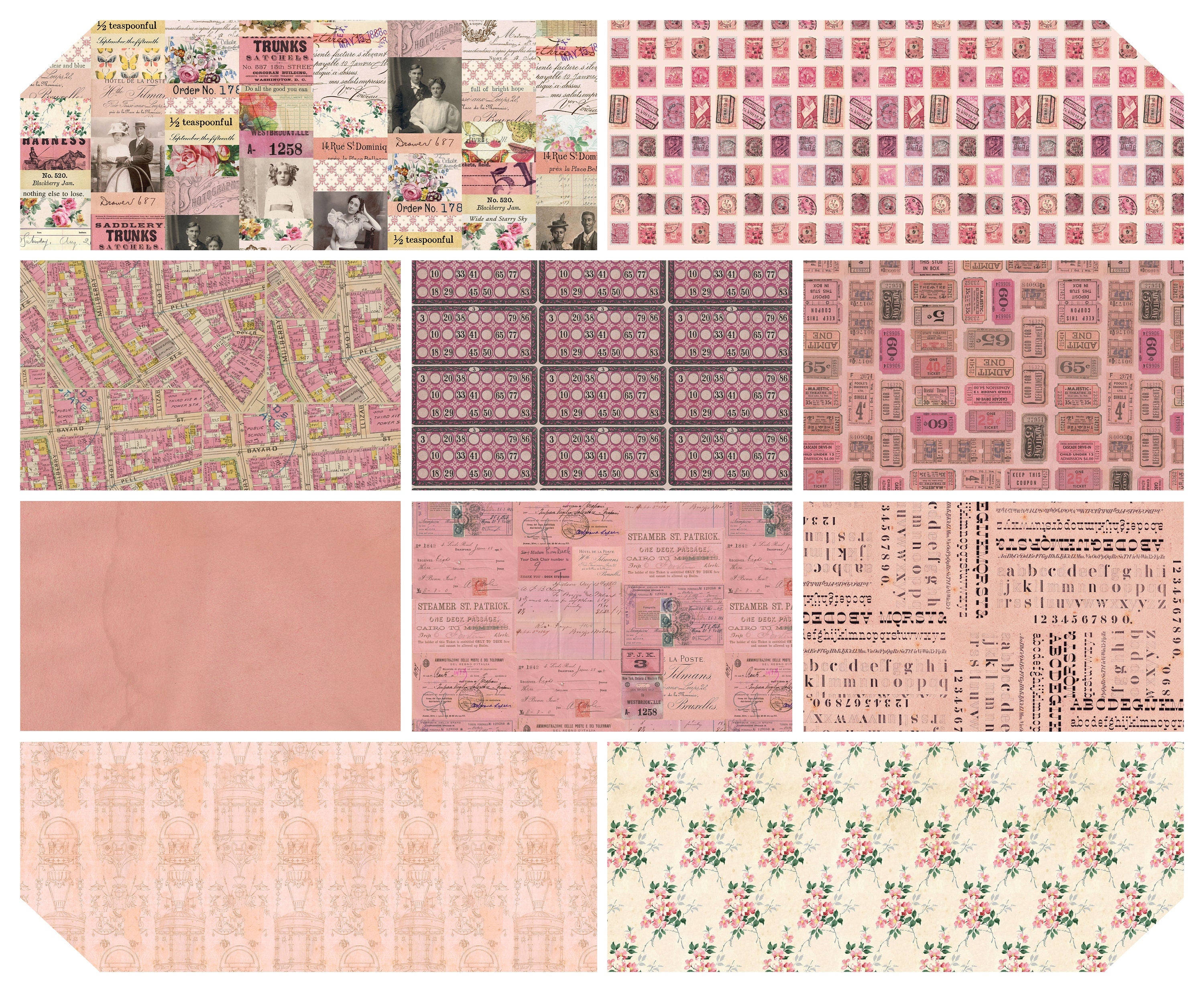 Tim Holtz Eclectic Elements Fat Quarter Bundle discount in Bold by Tim Holtz for Free Spirit (fb2fqth.bold)