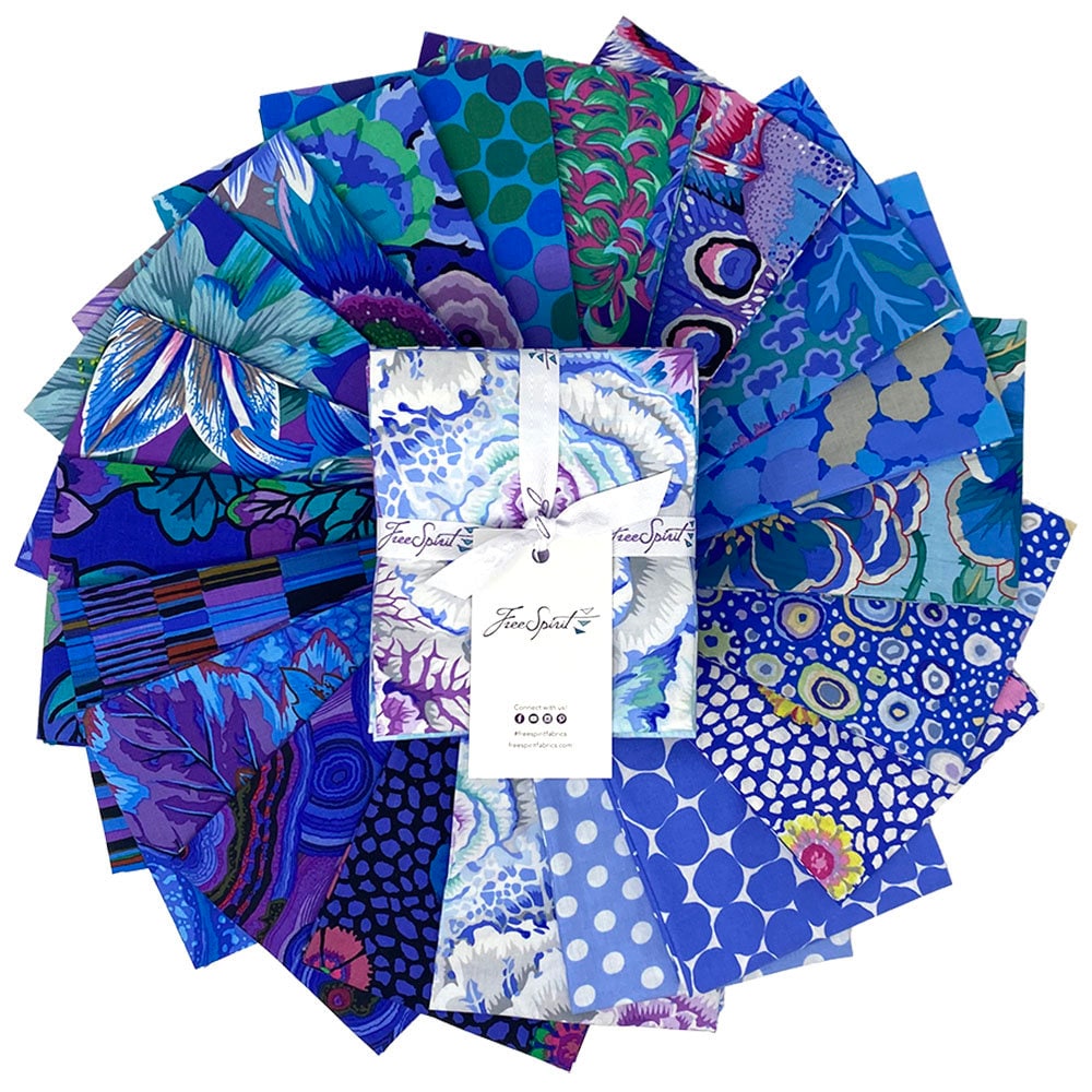 Classics Plus: Lake Fat Quarter Bundle (20 pcs) by Kaffe Fassett Collective for FreeSpirit