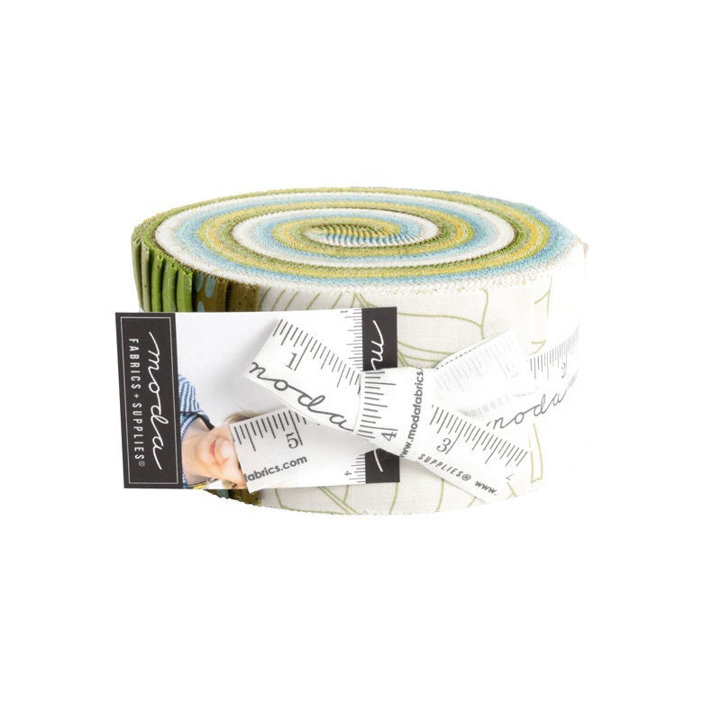 Olive You Jelly Roll (40 pcs) by Zen Chic for Moda