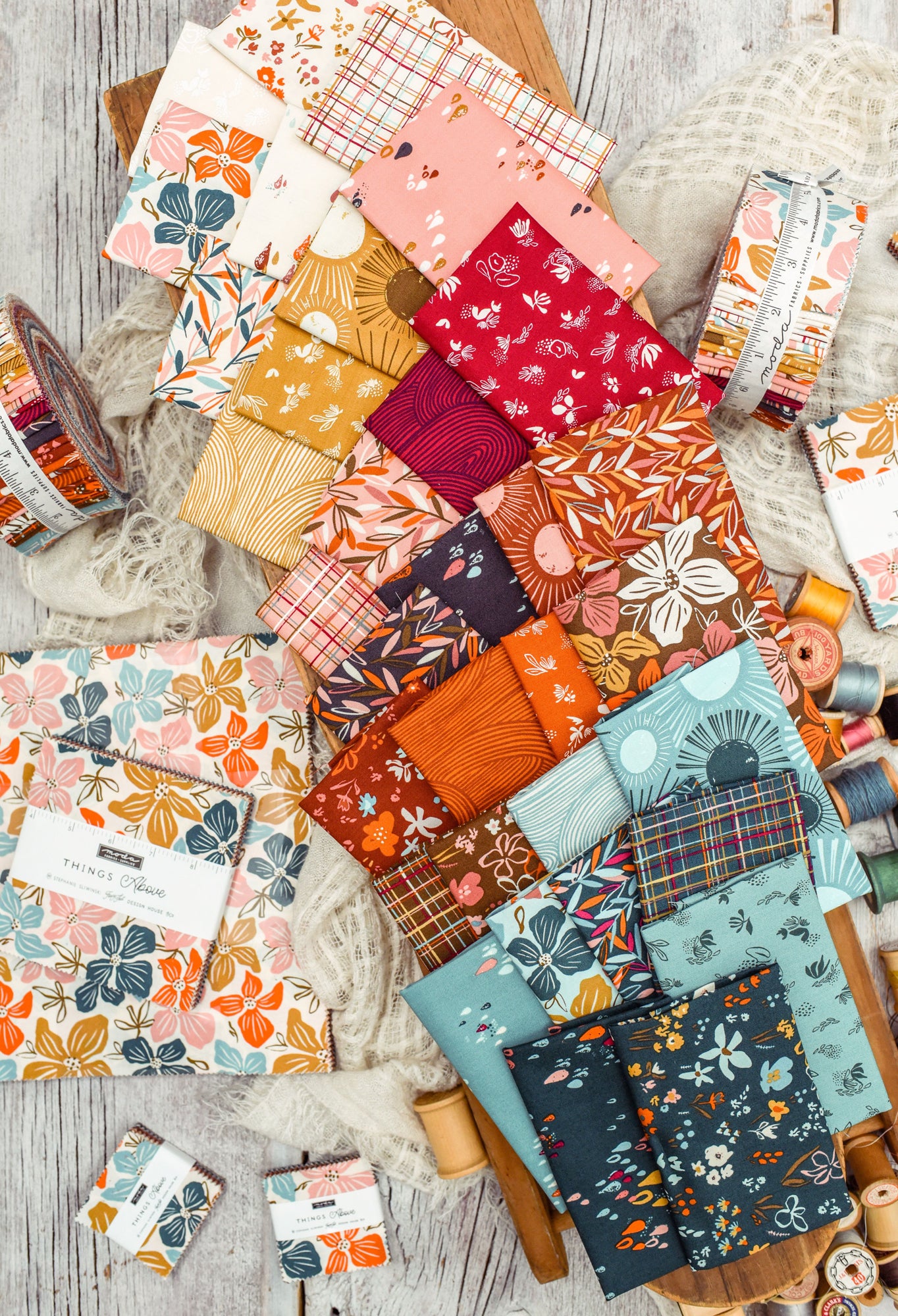 Things Above Fat Quarter Bundle (34 pcs) by Fancy That Design House and Co. for Moda