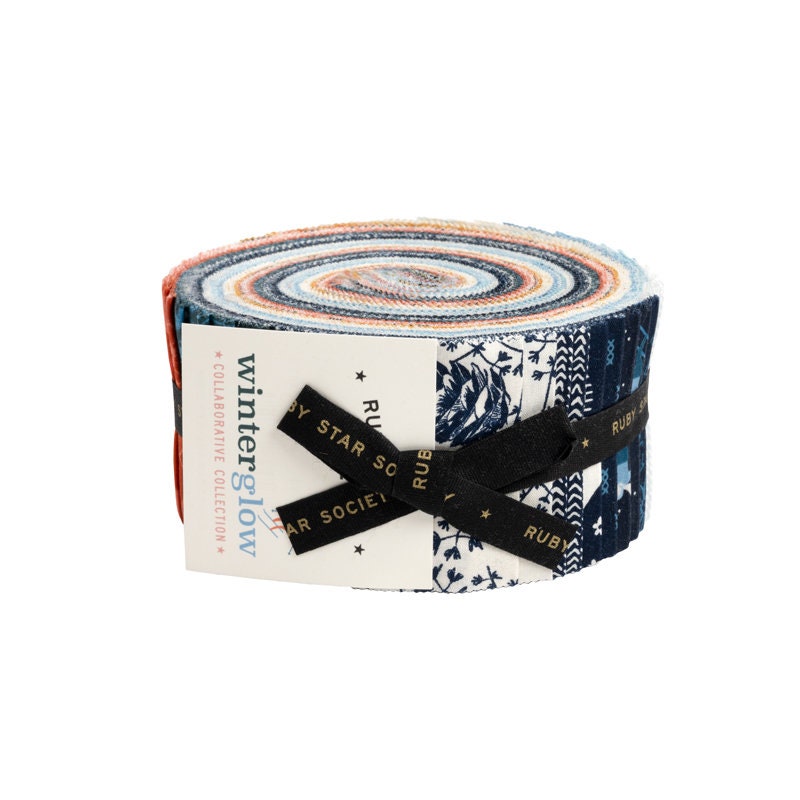 Winterglow Jelly Roll (40 pcs) by Ruby Star Society Collaboration for Ruby Star Society