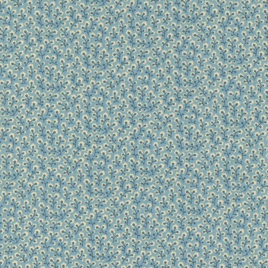 Dauphine in French Blue - 1/2 Yard - Antoinette by French General for Moda