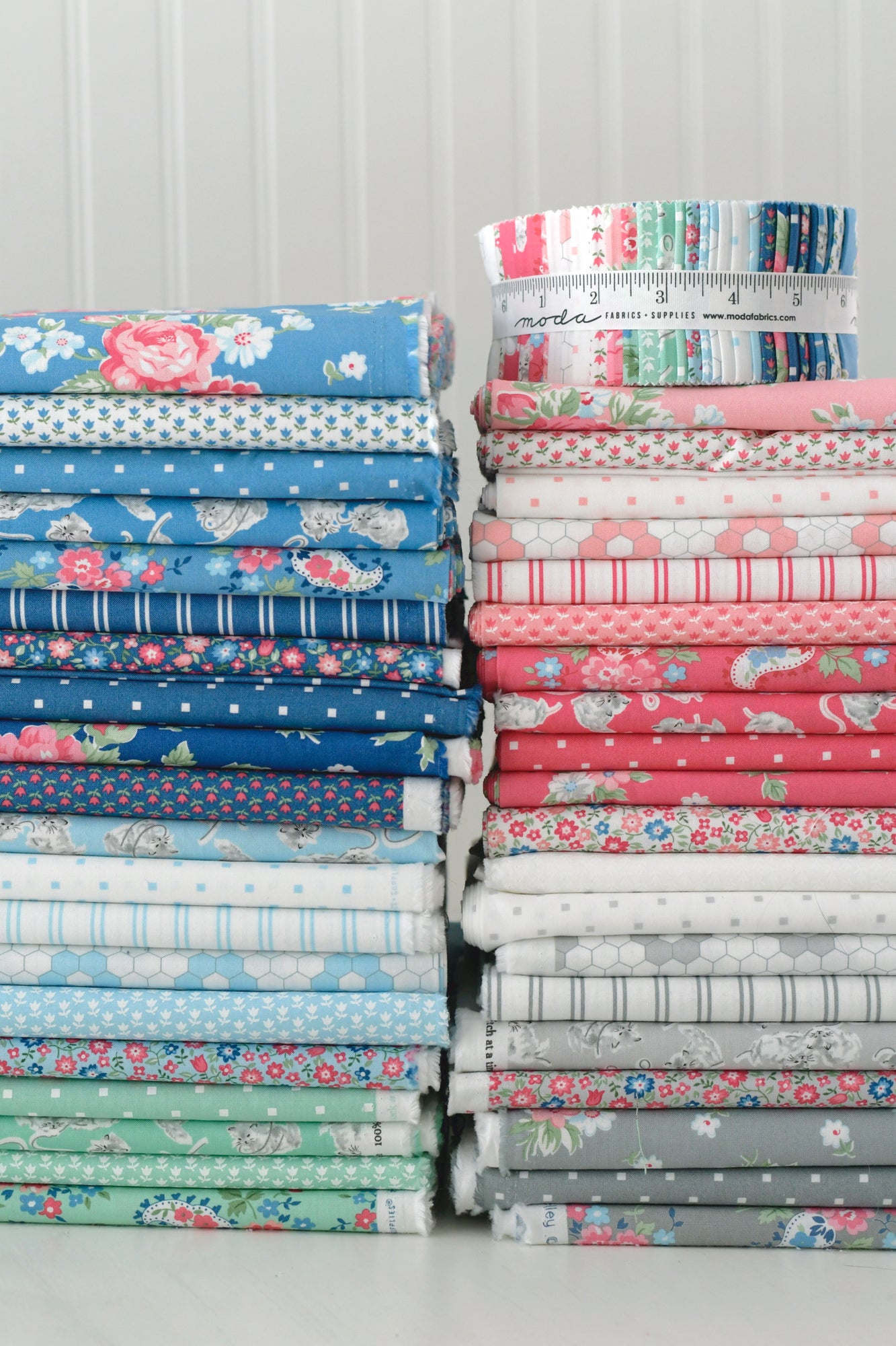 A Cat Named Stitch Fabric Collection by Camille Roskelley for Moda at Lily Bella Fabrics