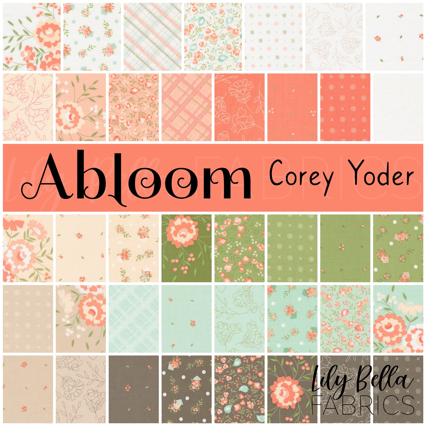 Abloom Fat Quarter Bundle (39 pcs) by Corey Yoder for Moda