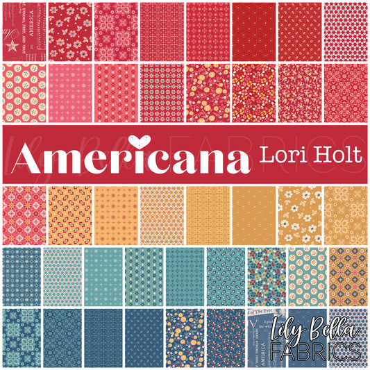 Americana 10 Inch Stacker (42 pcs) by Lori Holt for Riley Blake