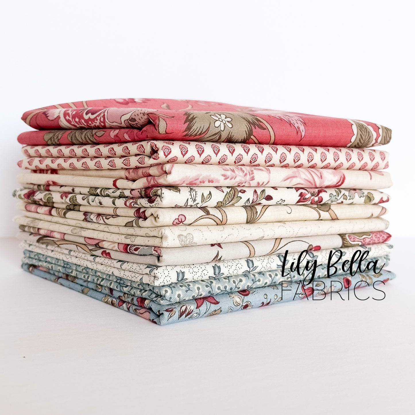 Antoinette Fat Quarter Bundle (10 pcs) by French General for Moda