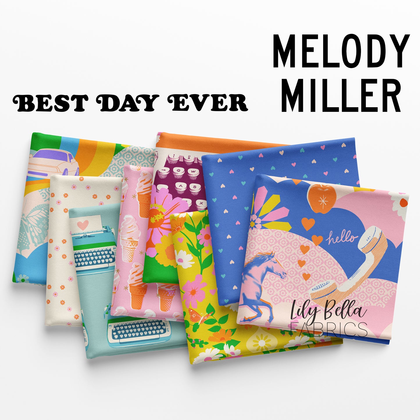 Best Day Ever Layer Cake (42 pcs) by Melody Miller for Ruby Star Society