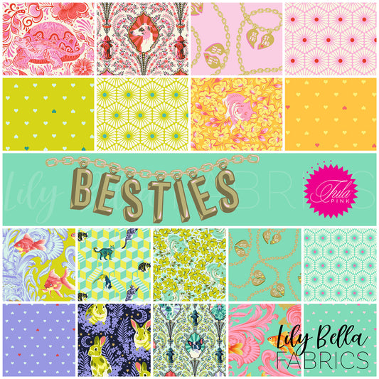 Besties Fat Eighth Bundle (18 pcs) by Tula Pink for FreeSpirit