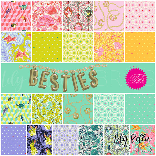 Besties Fat Eighth Bundle (21 pcs) by Tula Pink for FreeSpirit