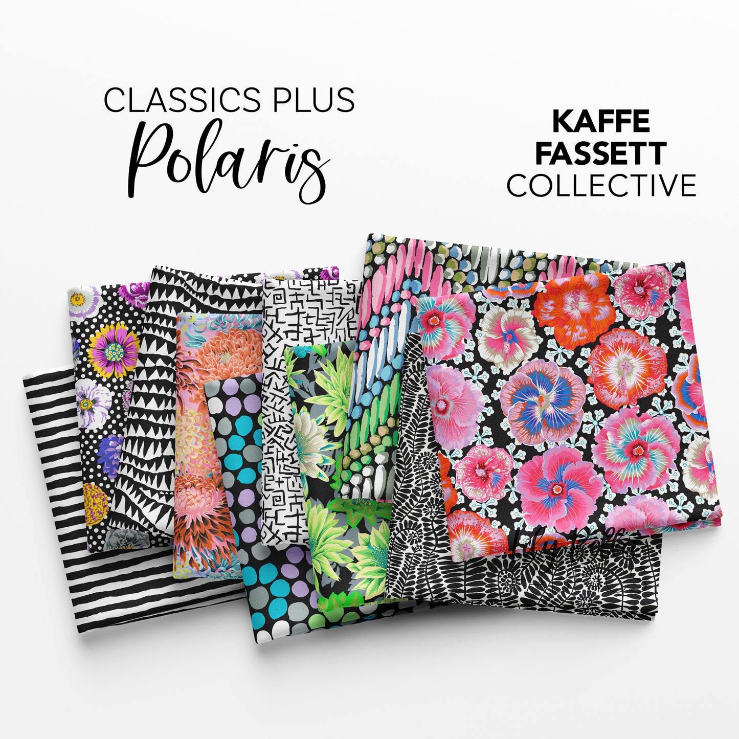 Classics Plus: Polaris Design Roll (40 pcs) by Kaffe Fassett Collective for FreeSpirit