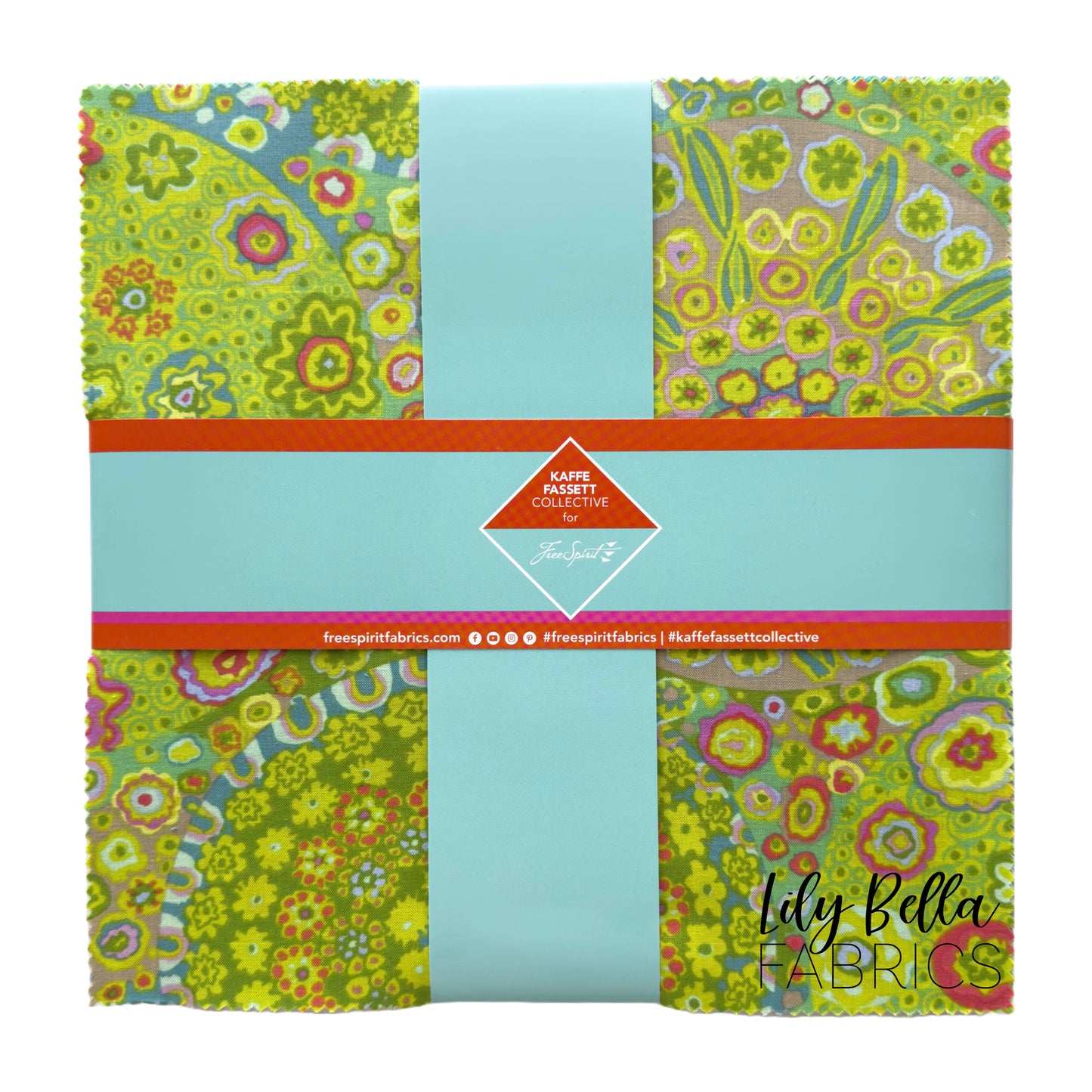 Classics Plus: Tidal 10 Inch Charm Pack (42 pcs) by Kaffe Fassett Collective for FreeSpirit