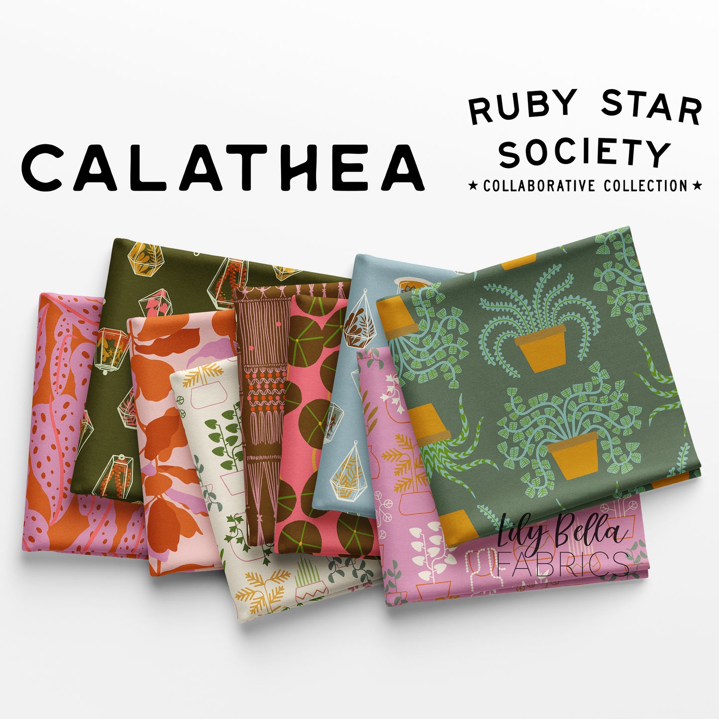 Calathea Fat Quarter Bundle (22 pcs) by Ruby Star Society Collaborative